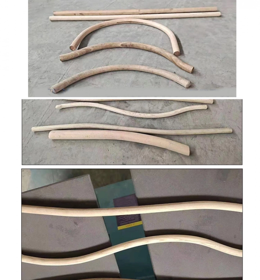 Round Curved Wood Bar Machine Wood Dowel Rounding Machine Wooden Pole Making Machine (5) Round Curved Wood Bar Machine Wood Dowel Rounding Machine Wooden Pole Making Machine (5)