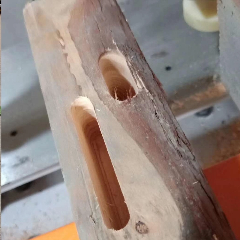 Simple double end mortiser machine for woodworking (4) Simple double end mortiser machine for woodworking (4)