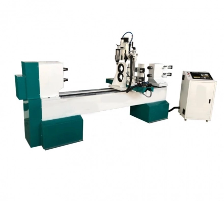Single /Double-axis CNC woodworking lathe large woodworking lathe for stair column, Roman column lathe, table and chair leg lathe