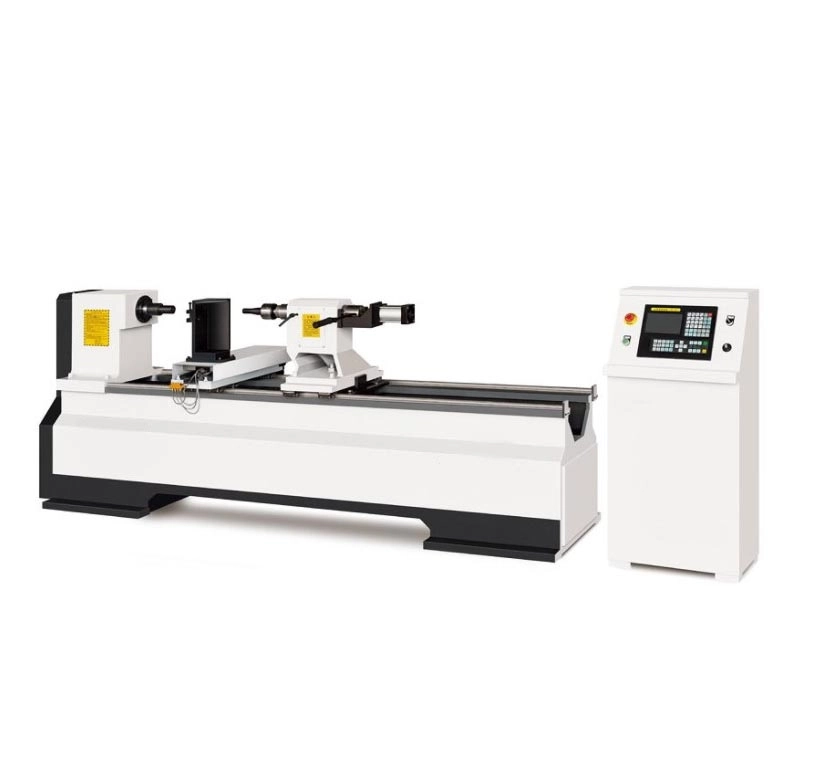 Single /Double-axis CNC woodworking lathe large woodworking lathe for stair column, Roman column lathe, table and chair leg lathe (4)