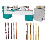 Single /Double-axis CNC woodworking lathe large woodworking lathe for stair column, Roman column lathe, table and chair leg lathe (5)