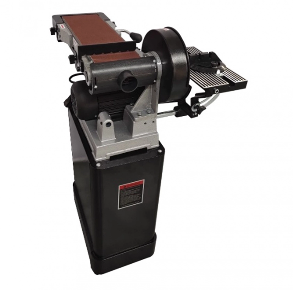 W0506 6*9" woodworking belt sander cast iron body with induction motor sanding disc machine sander (4)