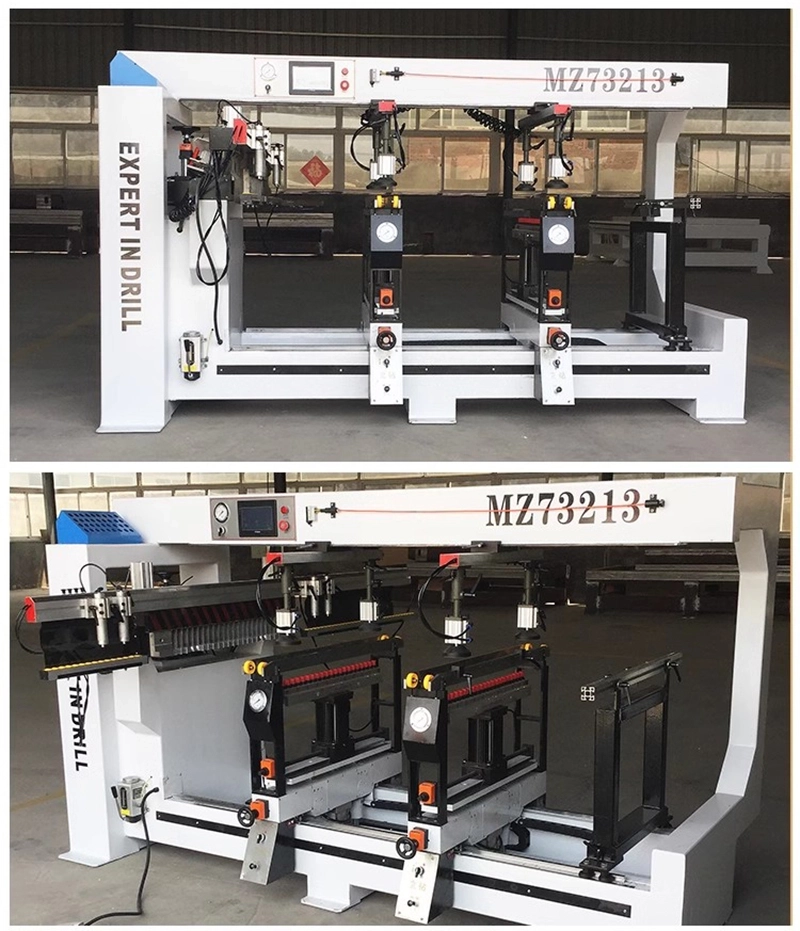 Wood Multi Holes Drilling Machine Furniture Cabinet One/Two/Three/ Four /Six Rows Multi Boring Machine (7)