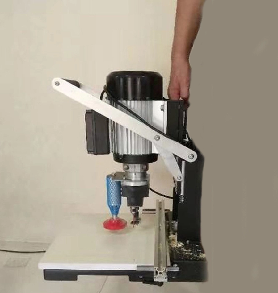 Woodworking one-head hinge boring machine wood drilling machine for sale (6)